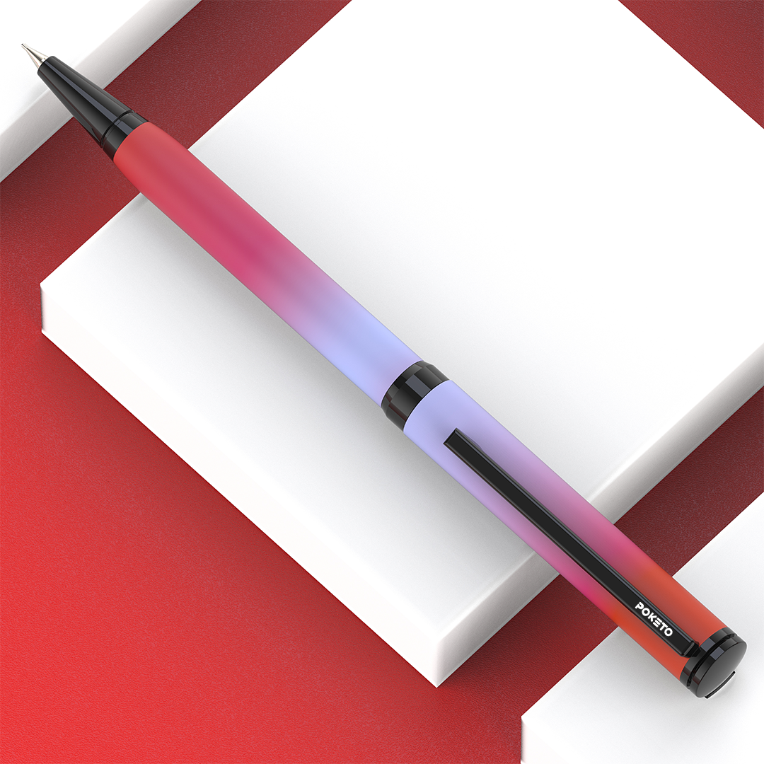Poketo Ombre Dual Shade Metallic Ball Pen Set (Set of 3)