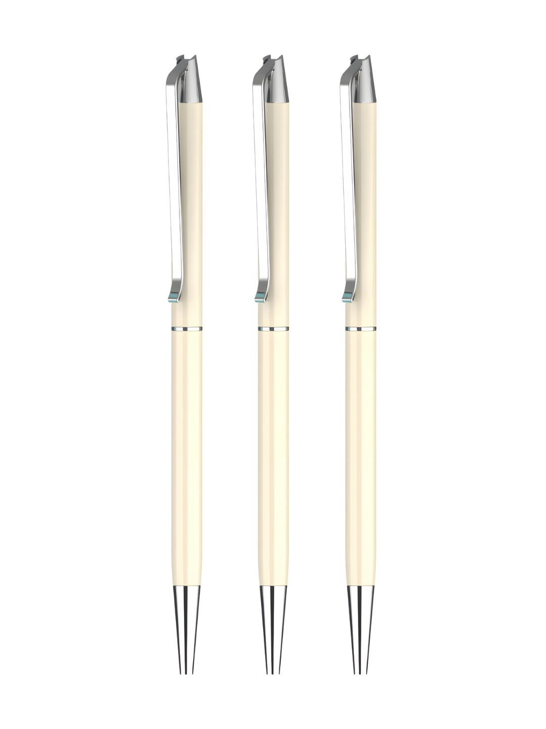 Boom Sleek Metallic Ball Pen - Beige