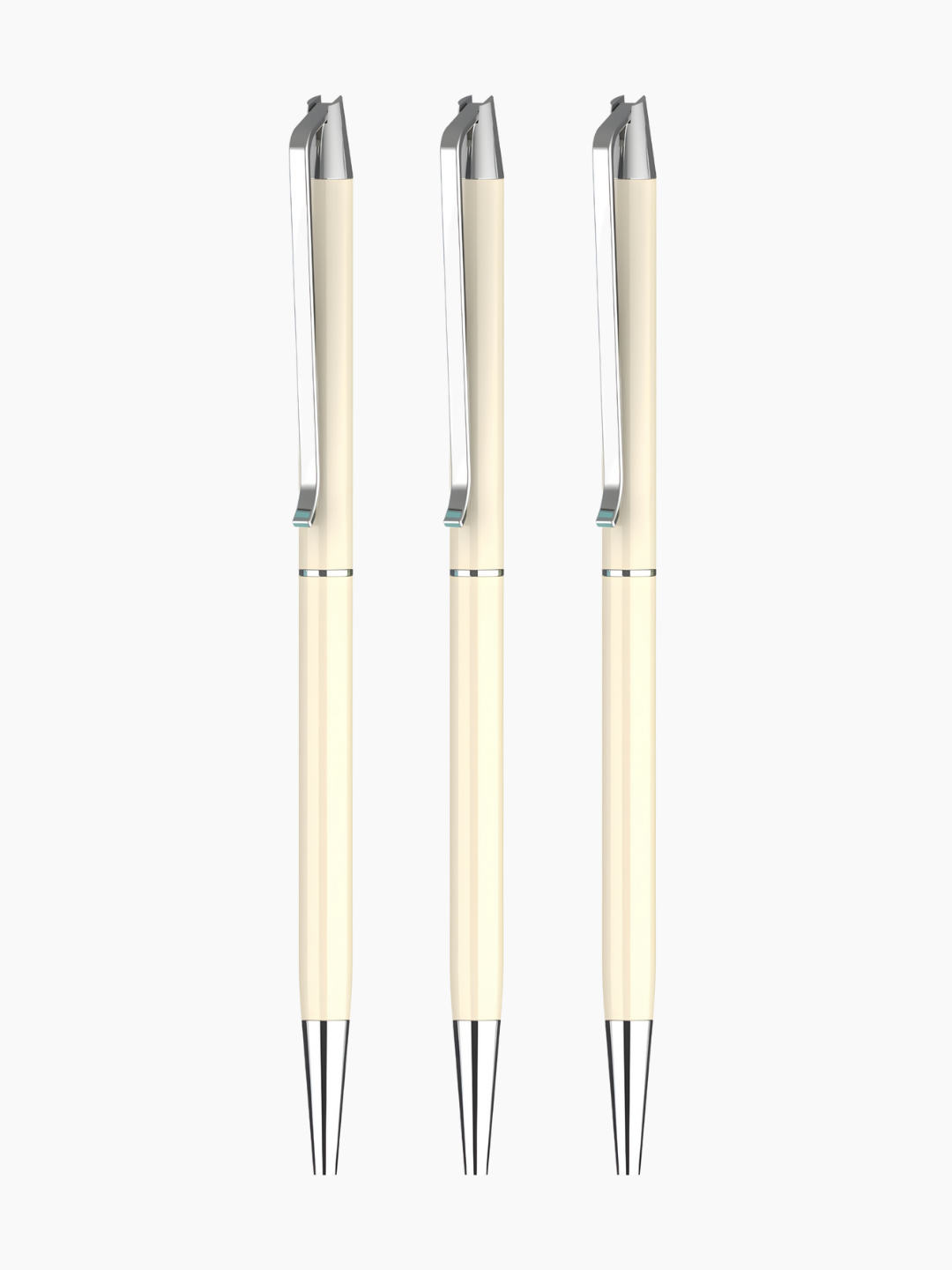Boom Sleek Metallic Ball Pen - Beige