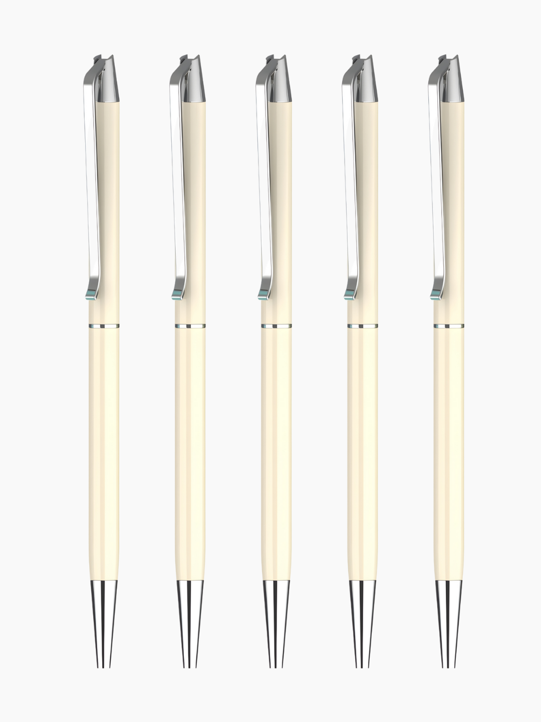 Boom Sleek Metallic Ball Pen - Beige