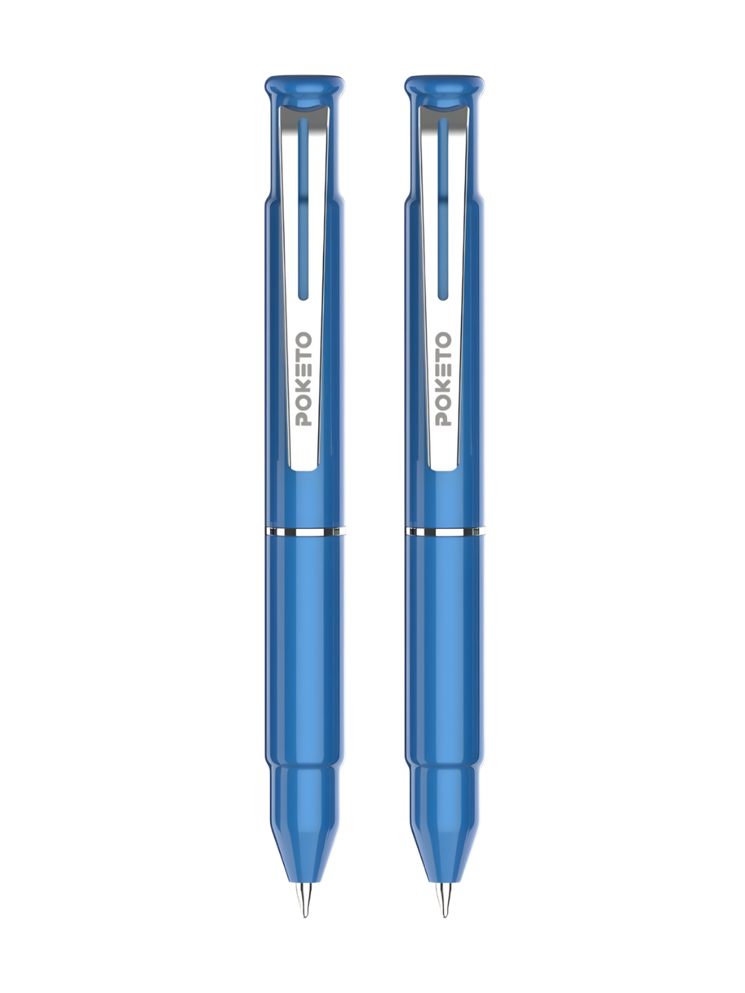 Mini Bullet Metallic Ball Pen - India's Most Smallest Pen - Blue