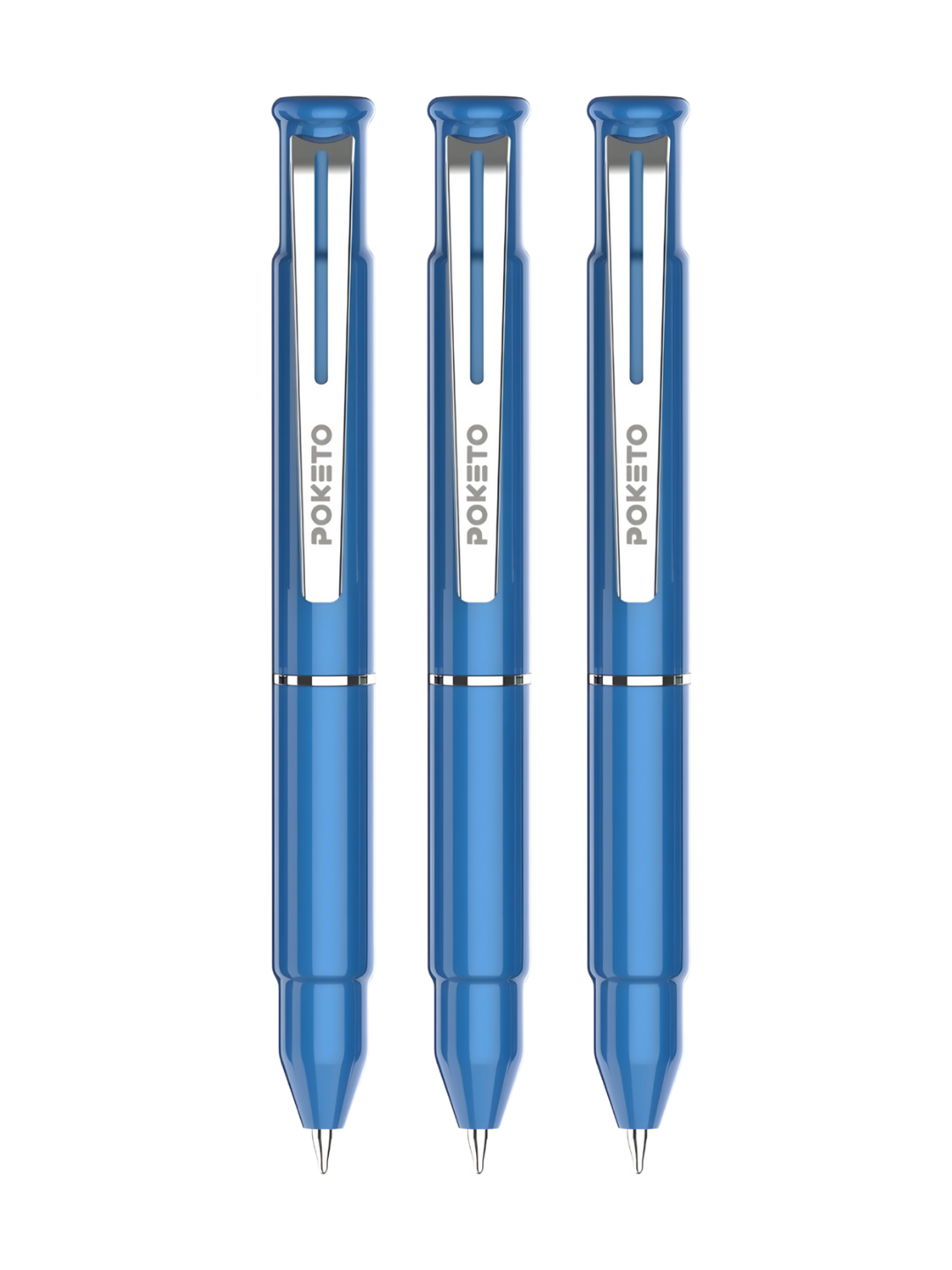 Mini Bullet Metallic Ball Pen - India's Most Smallest Pen - Blue