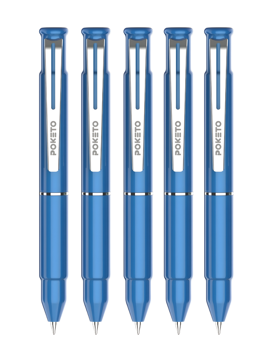 Mini Bullet Metallic Ball Pen - India's Most Smallest Pen - Blue