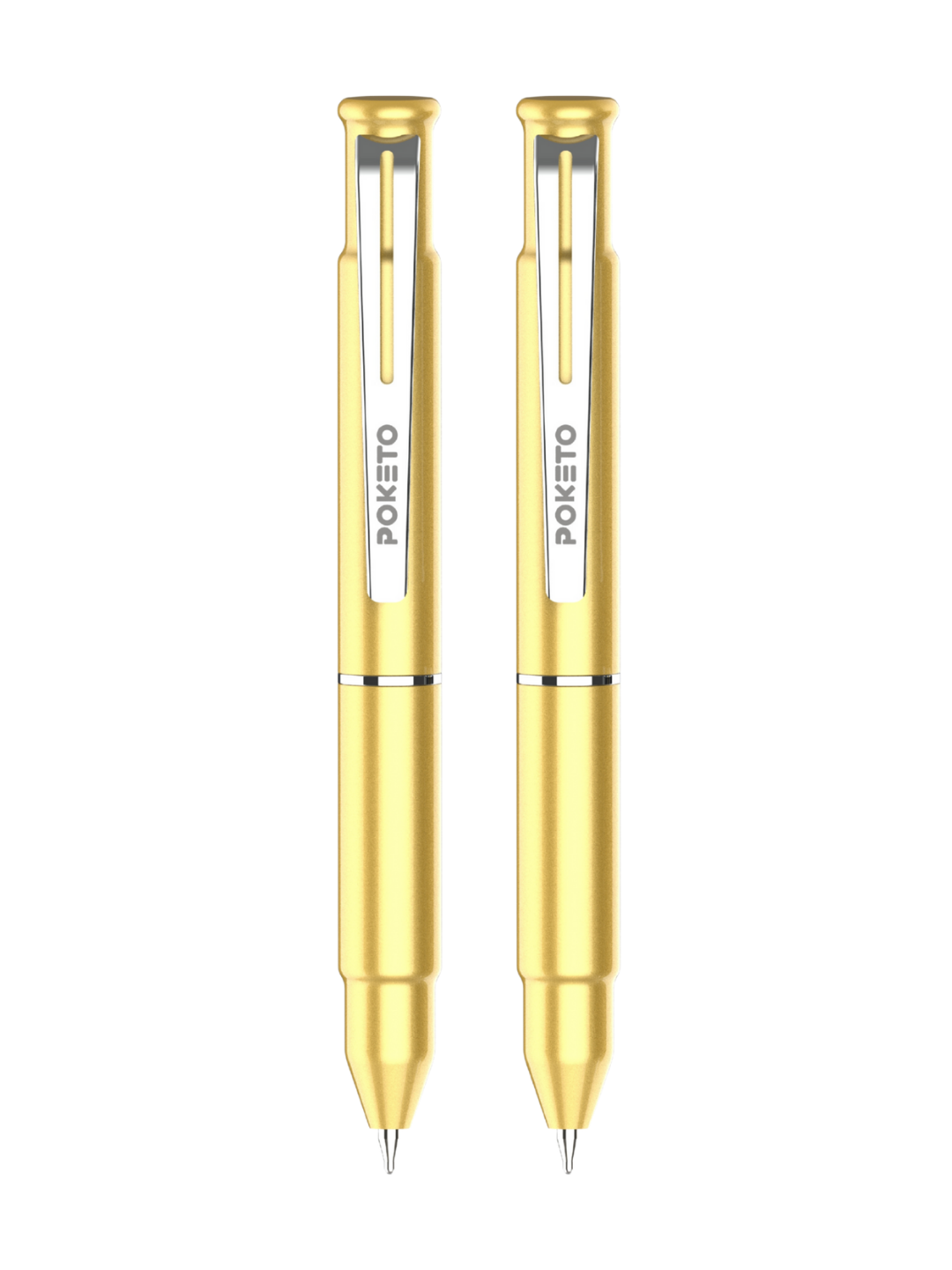 Mini Bullet Metallic Ball Pen - India's Most Smallest Pen - Gold