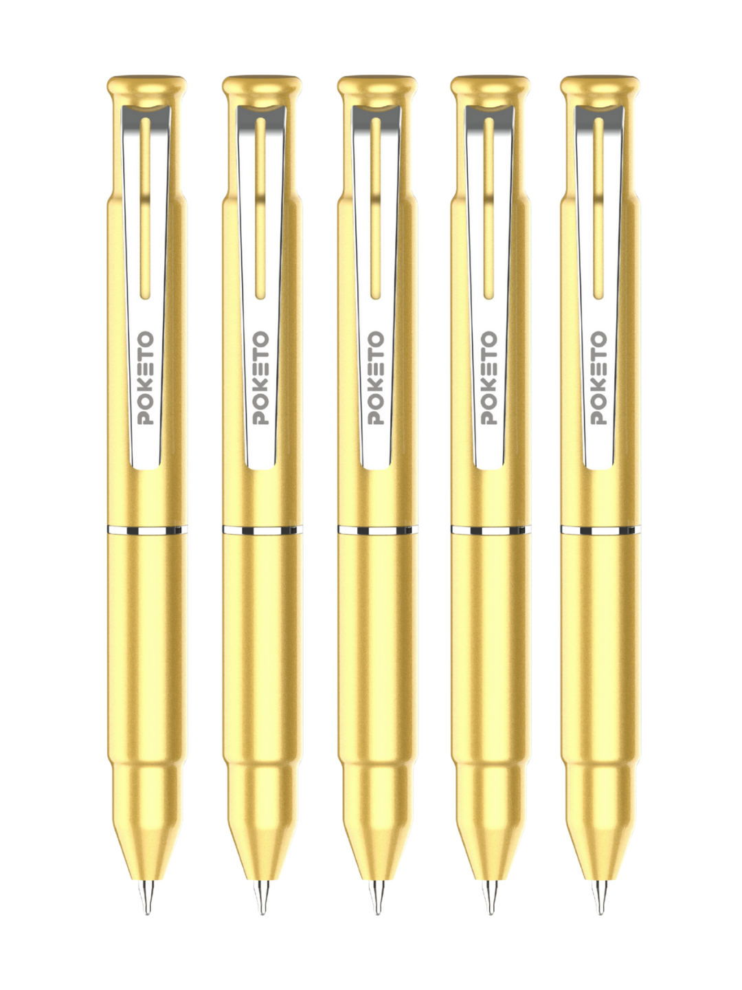 Mini Bullet Metallic Ball Pen - India's Most Smallest Pen - Gold