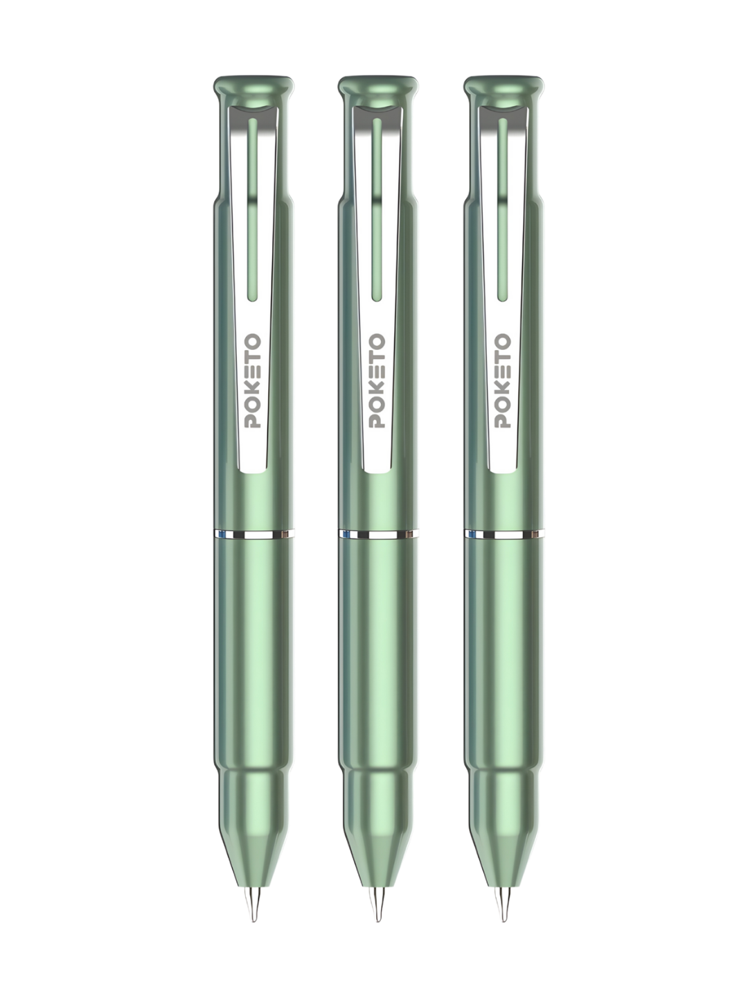 Mini Bullet Metallic Ball Pen - India's Most Smallest Pen - Green