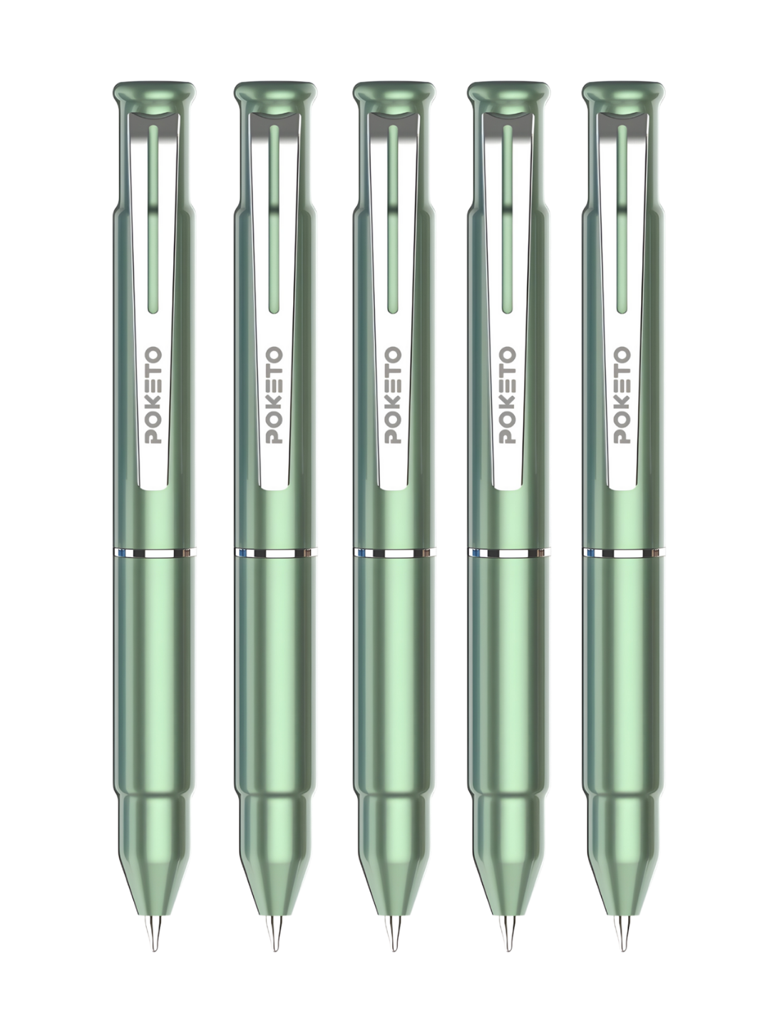 Mini Bullet Metallic Ball Pen - India's Most Smallest Pen - Green