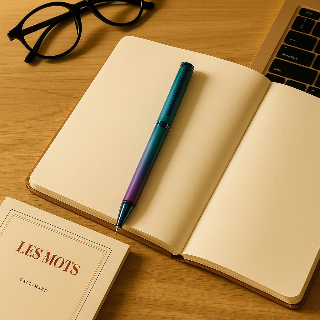 Poketo Ombre Dual Shade Metallic Ball Pen Set (Set of 3)