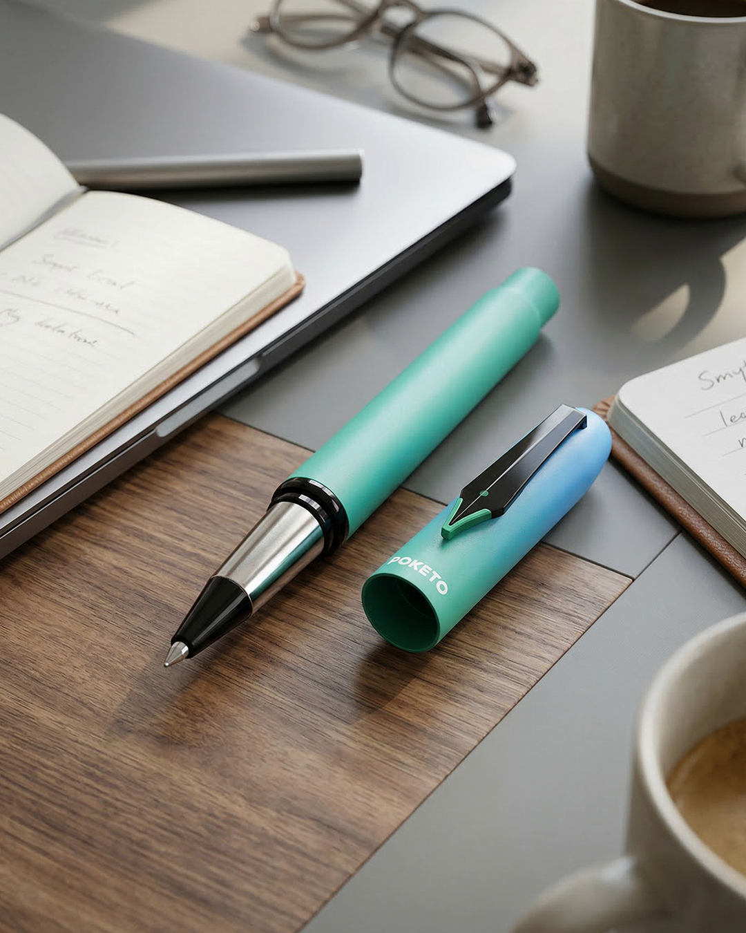 The Green Earth SnapCap Ombre Roller Pen - Set of 2