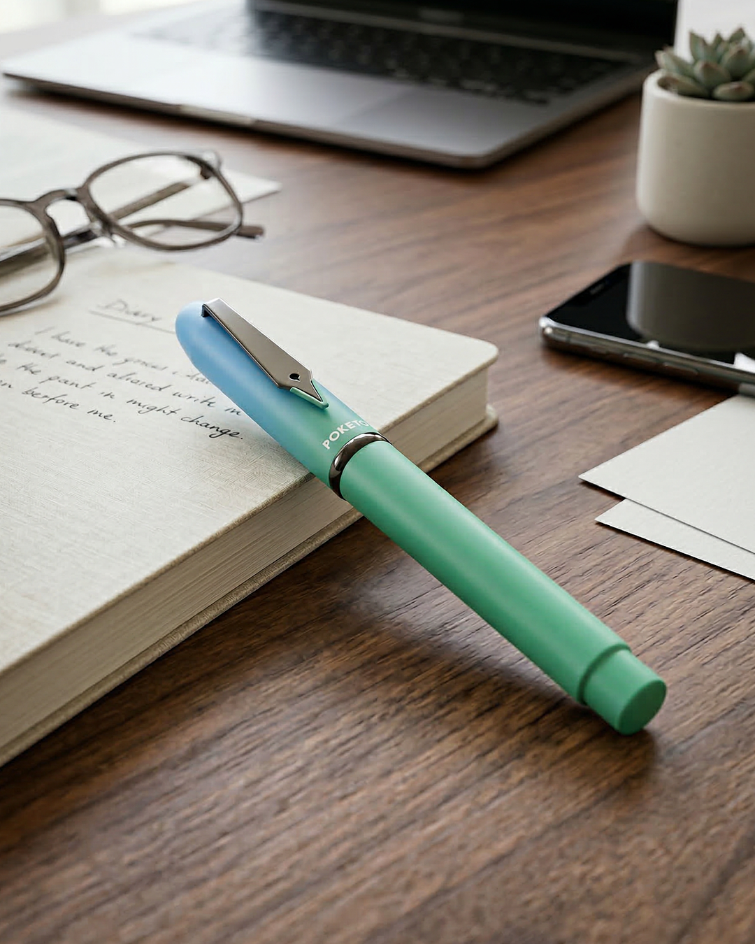 The Green Earth SnapCap Ombre Roller Pen - Set of 2