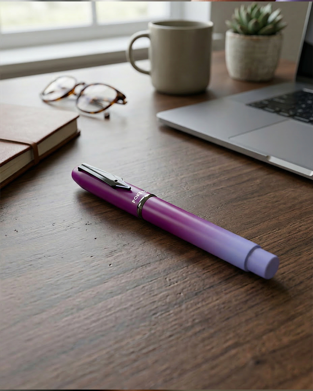 The Lilac Bloom SnapCap Ombre Roller Pen - Set of 2
