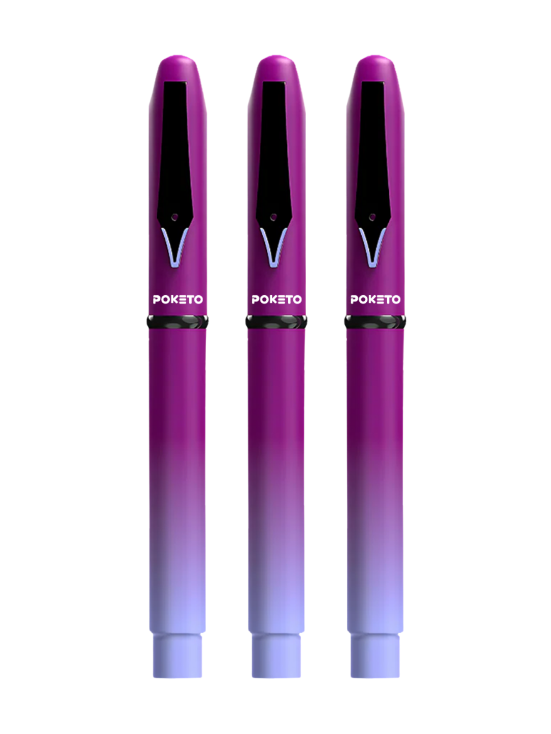 The Lilac Bloom SnapCap Ombre Roller Pen