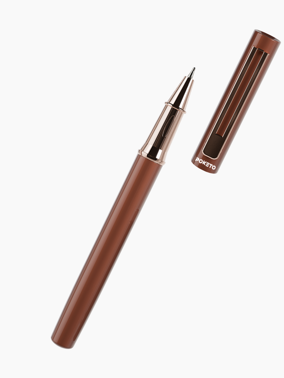 Maxx Magnetic Metallic Roller Pen – Brown Copper