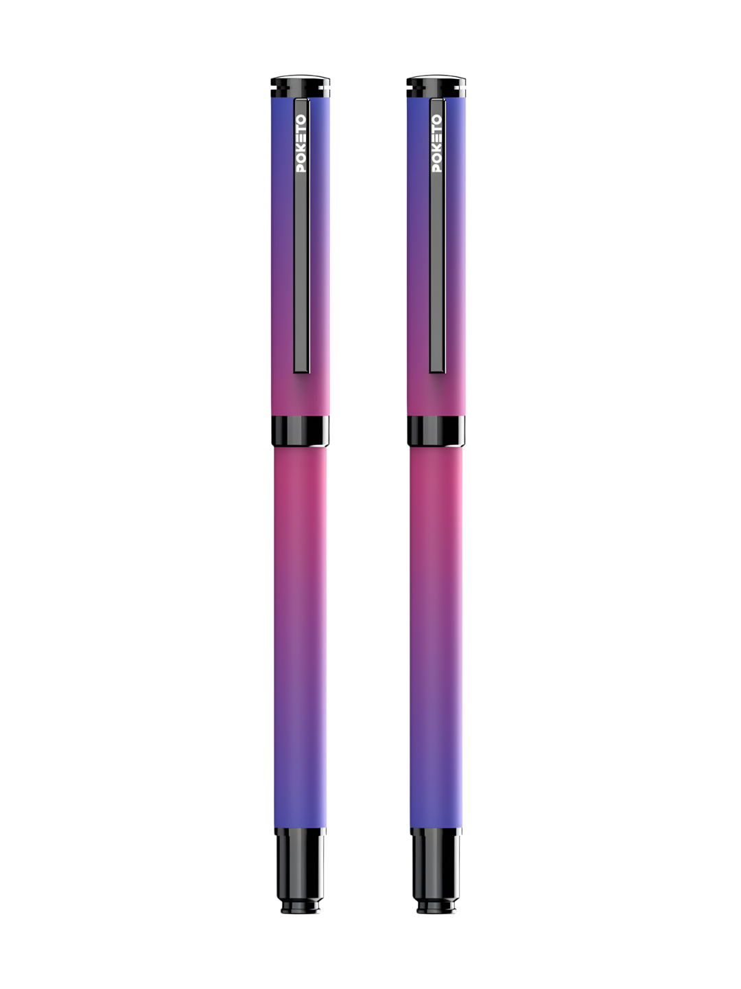 Poketo Ombre Dual Shade Metallic Roller Pen - Purple Authority