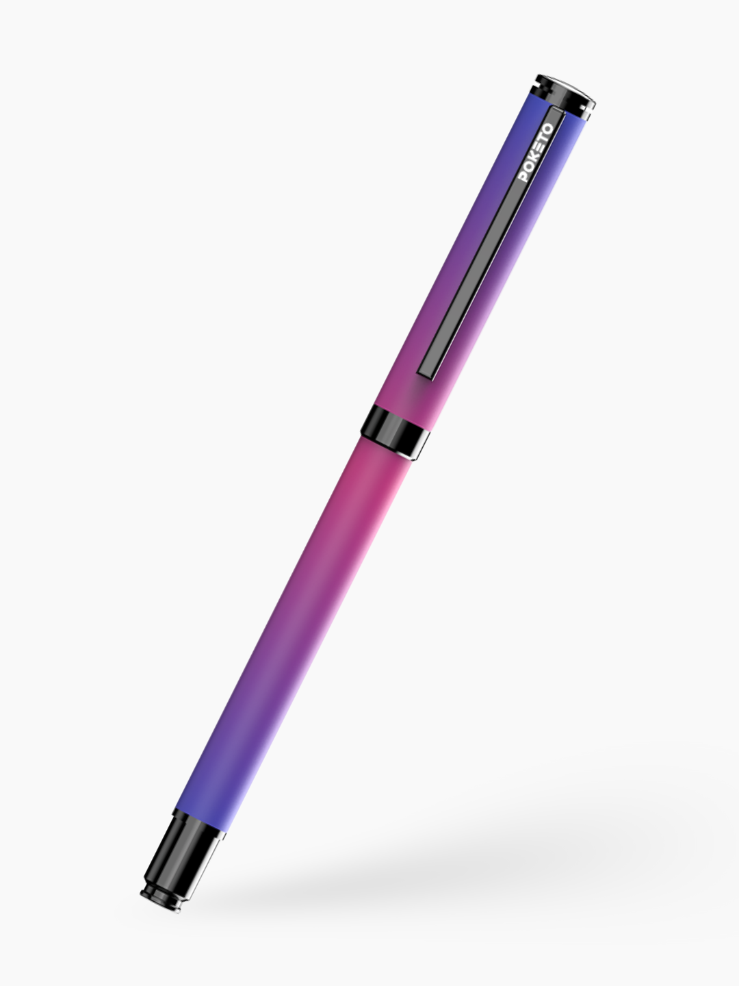 Poketo Ombre Dual Shade Metallic Roller Pen - Purple Authority