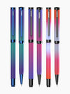 Poketo Ombre Dual Shade Metallic Roller & Ball Pen Set (6 Pens)