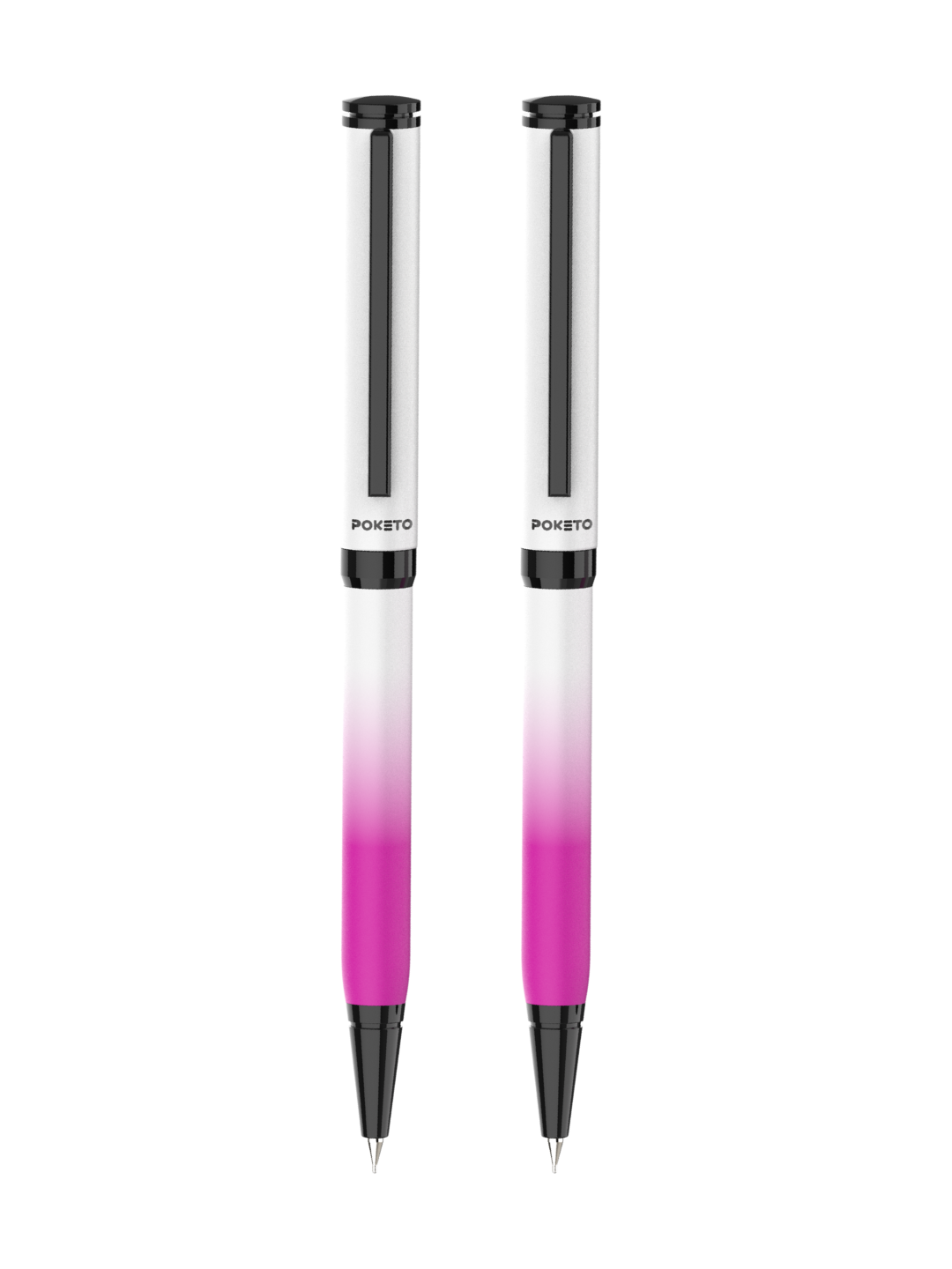UVx Photon - India's 1st Color Changing Metallic Ball Pen - White & Black