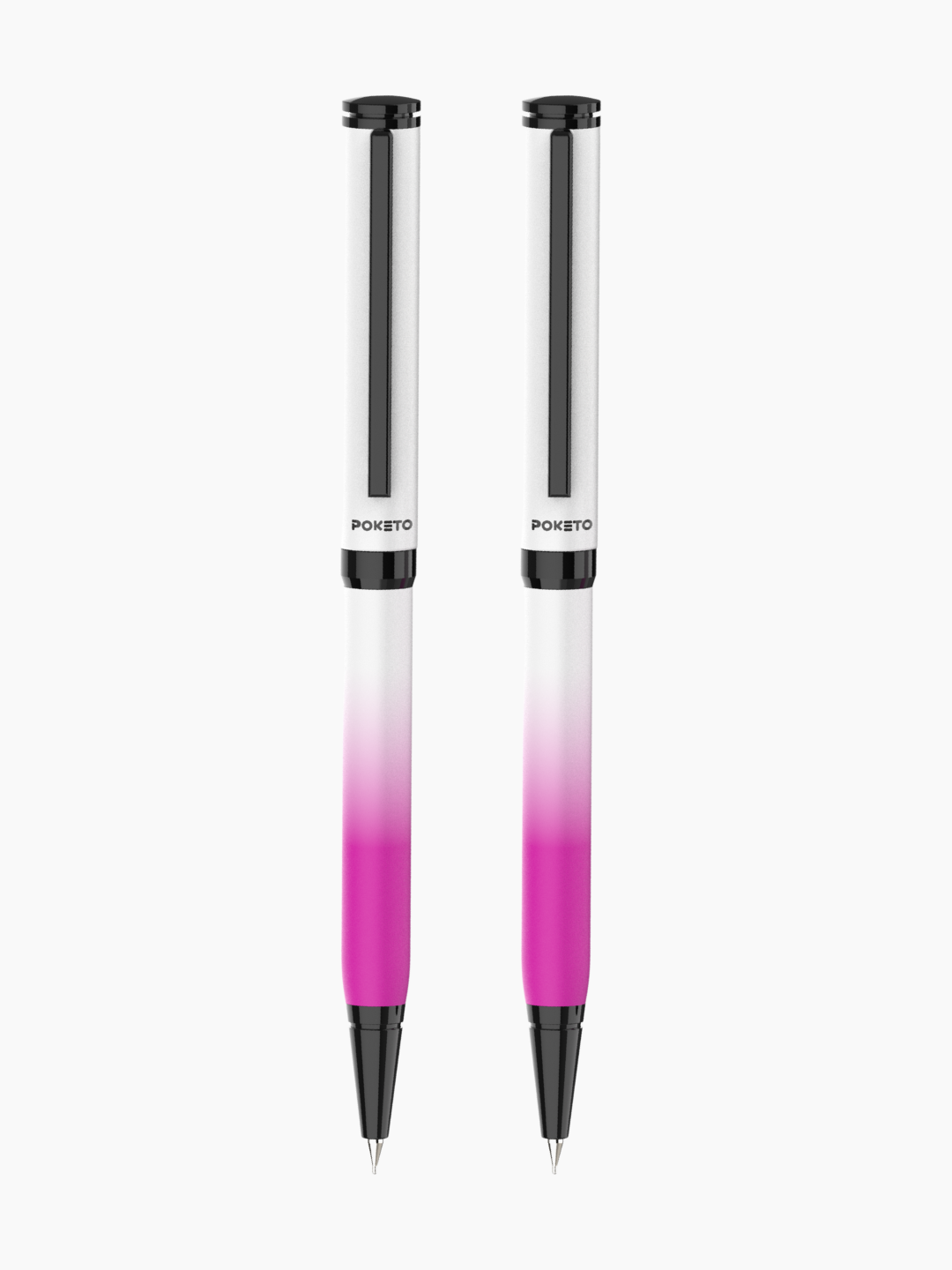 UVx Photon - India's 1st Color Changing Metallic Ball Pen - White & Black