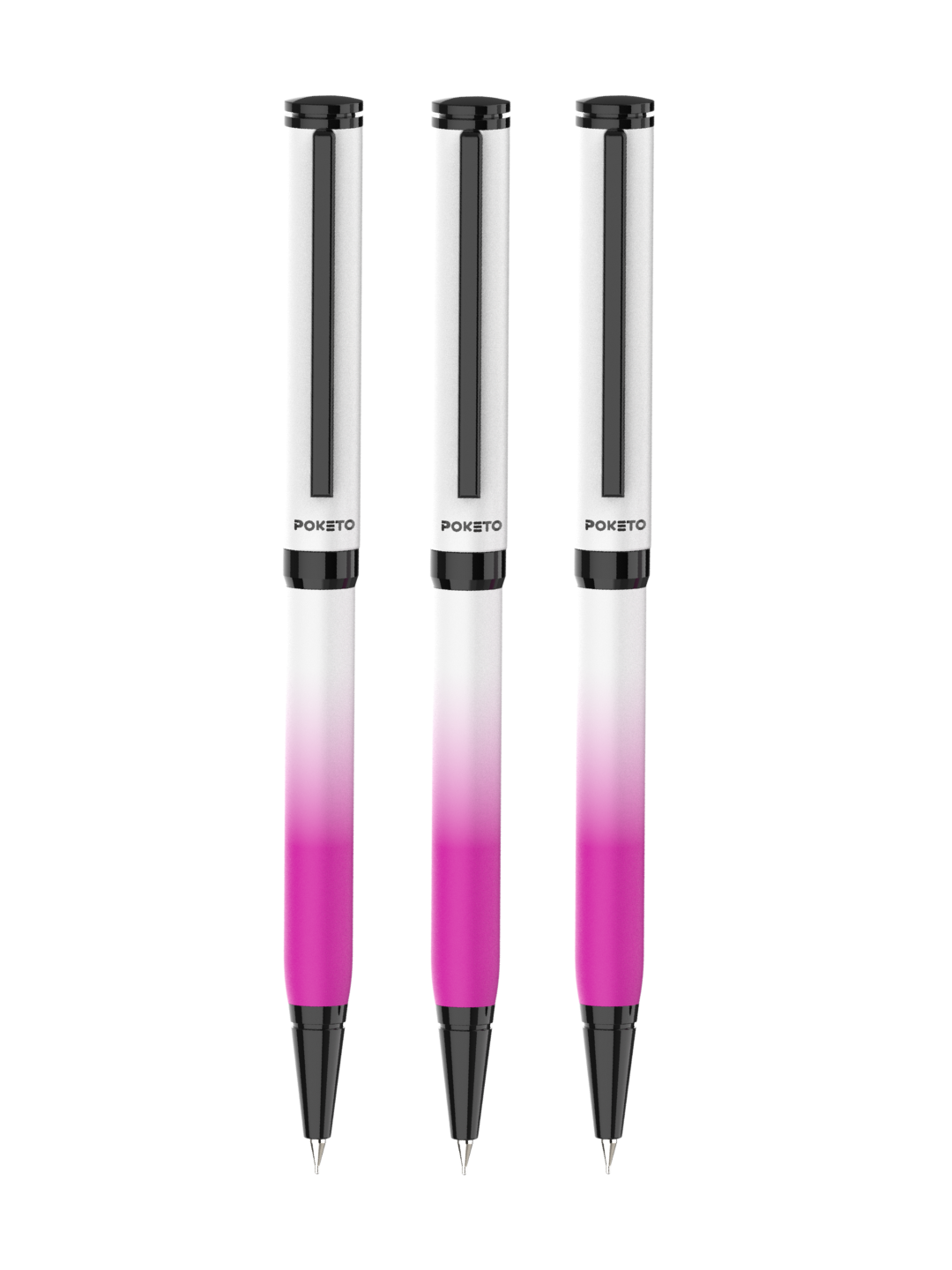 UVx Photon - India's 1st Color Changing Metallic Ball Pen - White & Black