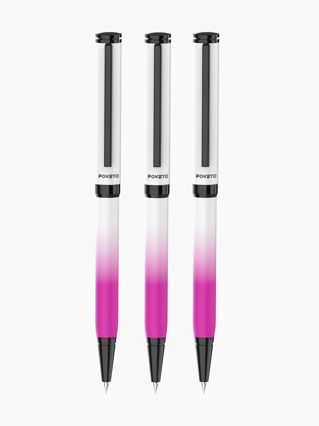 UVx Photon - India's 1st Color Changing Metallic Ball Pen - White & Black