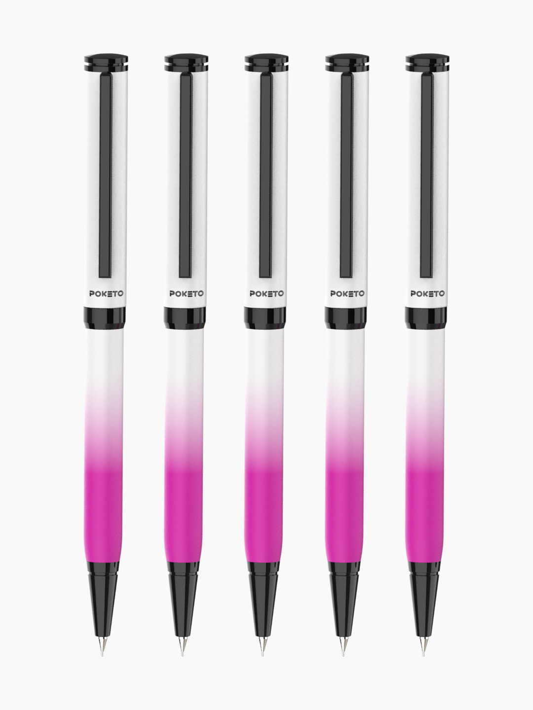 UVx Photon - India's 1st Color Changing Metallic Ball Pen - White & Black