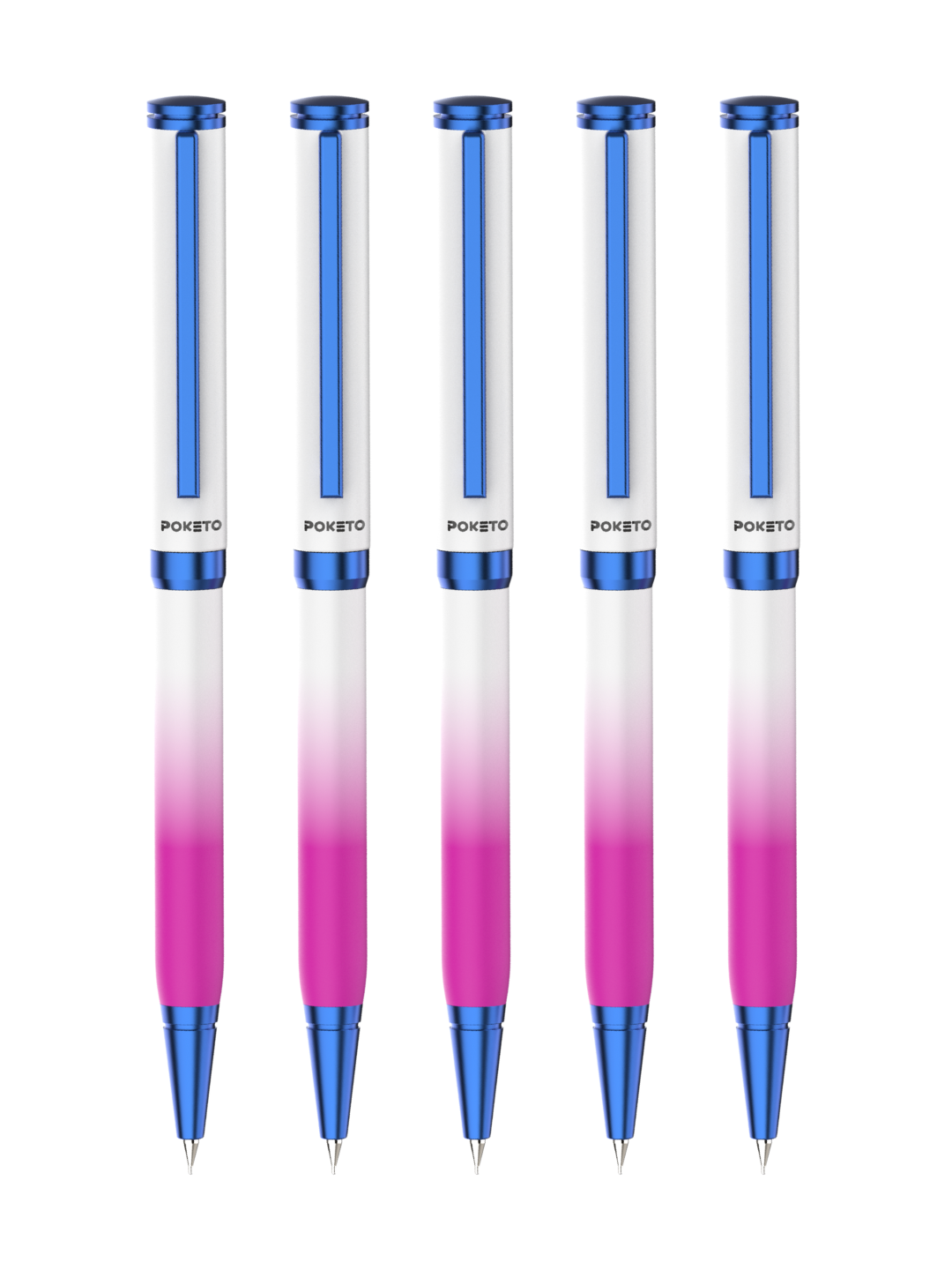 UVx Photon - India's 1st Color Changing Metallic Ball Pen - White & Blue