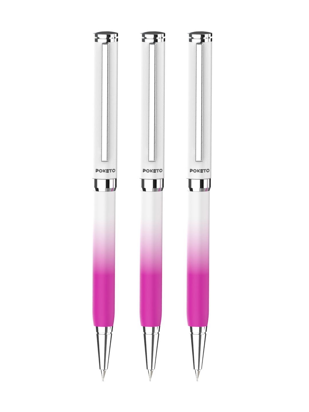 UVx Photon - India's 1st Color Changing Metallic Ball Pen - White & Silver