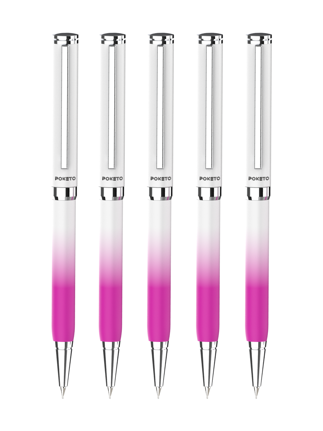 UVx Photon - India's 1st Color Changing Metallic Ball Pen - White & Silver