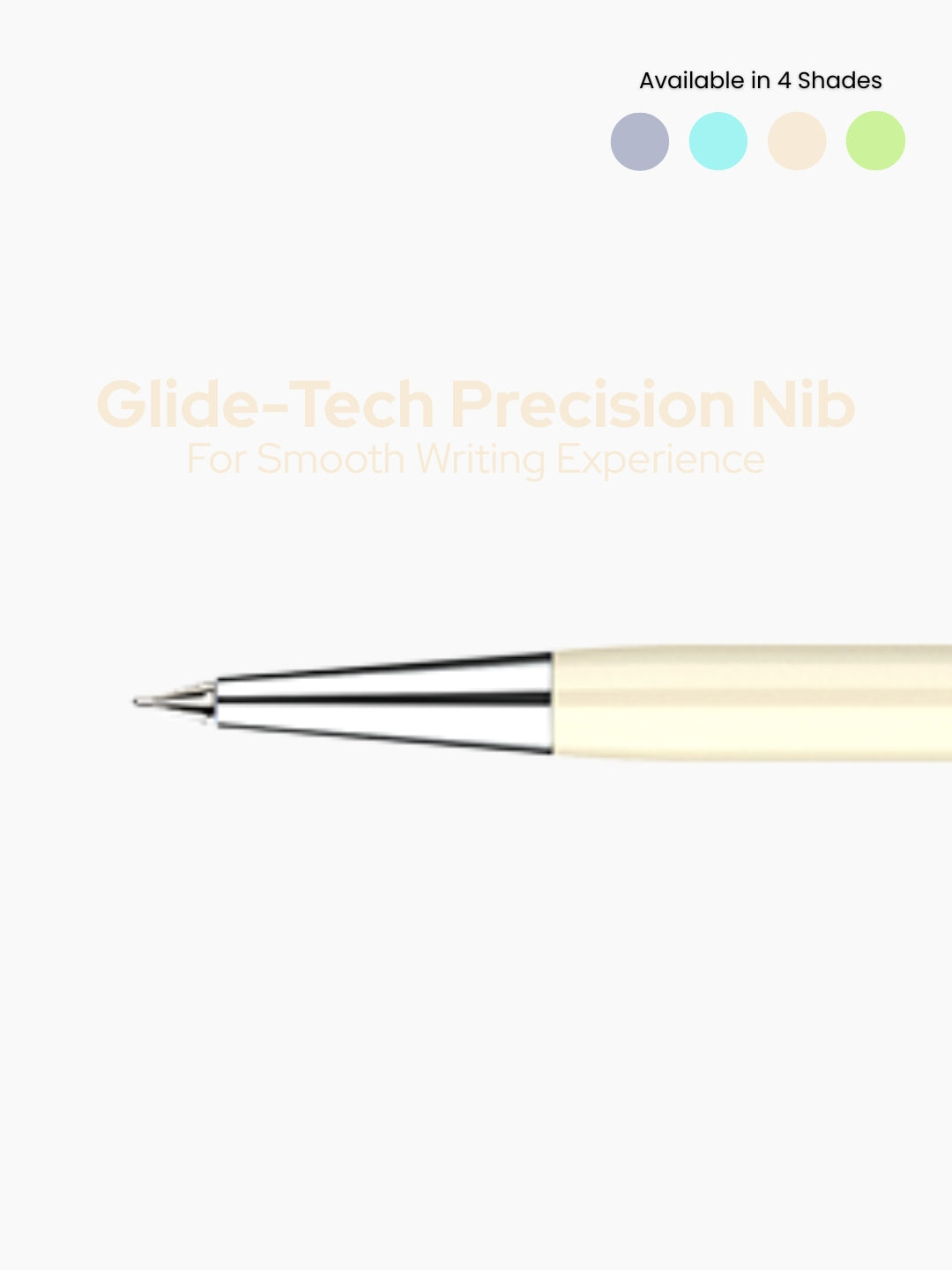 Boom Sleek Metallic Ball Pen (Set of 4)