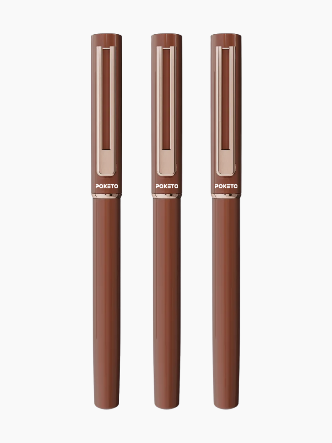 Maxx Magnetic Metallic Roller Pen – Brown Copper