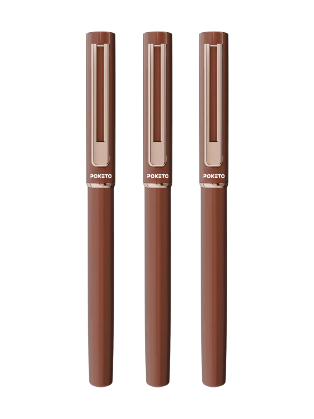 Maxx Magnetic Metallic Roller Pen – Brown Copper