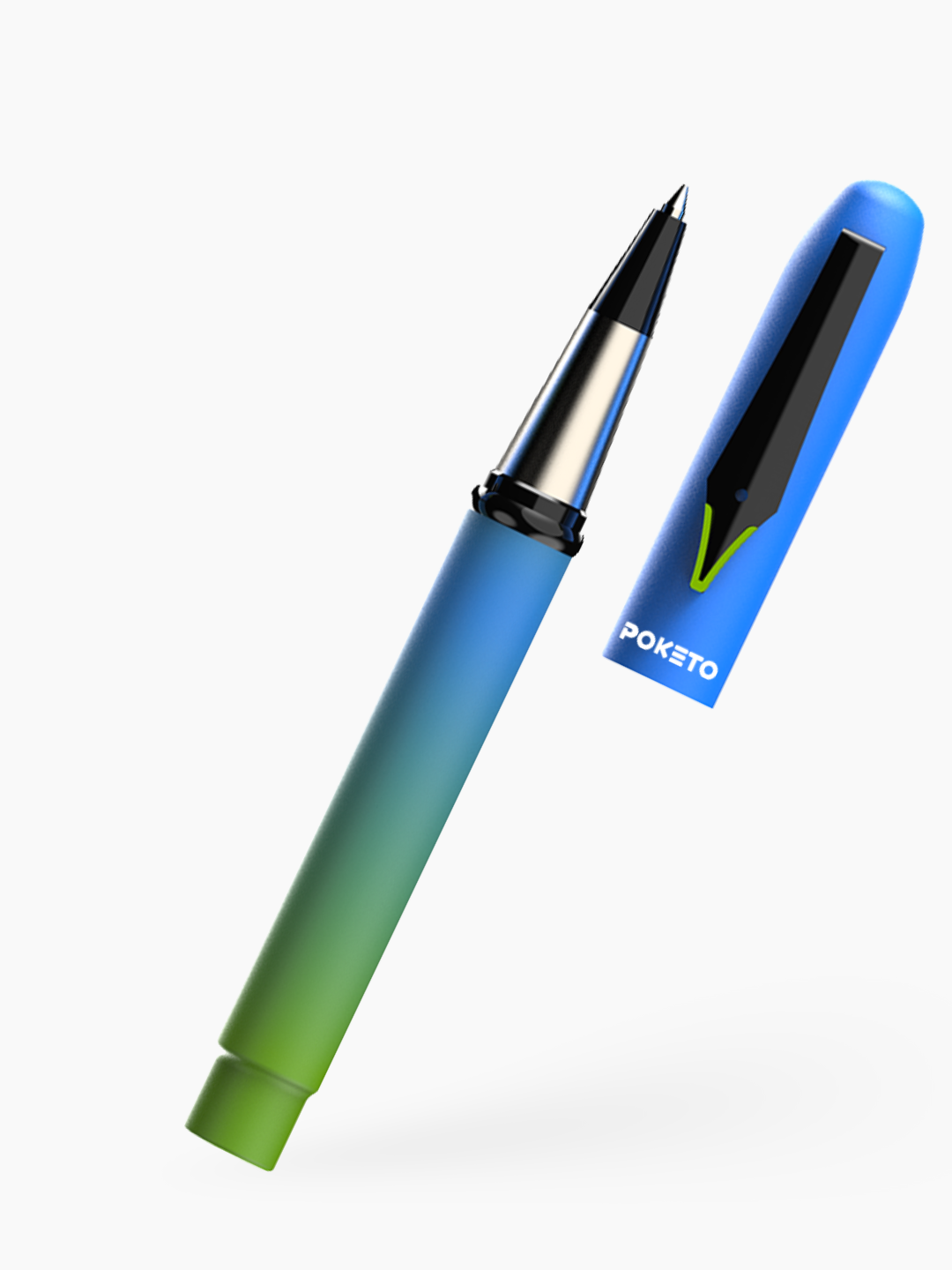 The Blue Earth SnapCap Ombre Roller Pen
