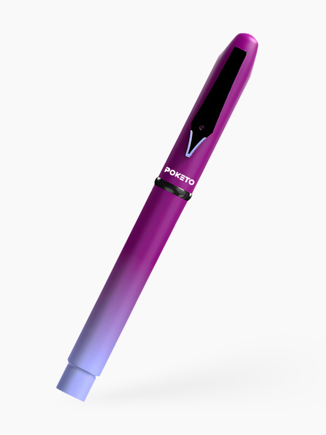 The Lilac Bloom SnapCap Ombre Roller Pen