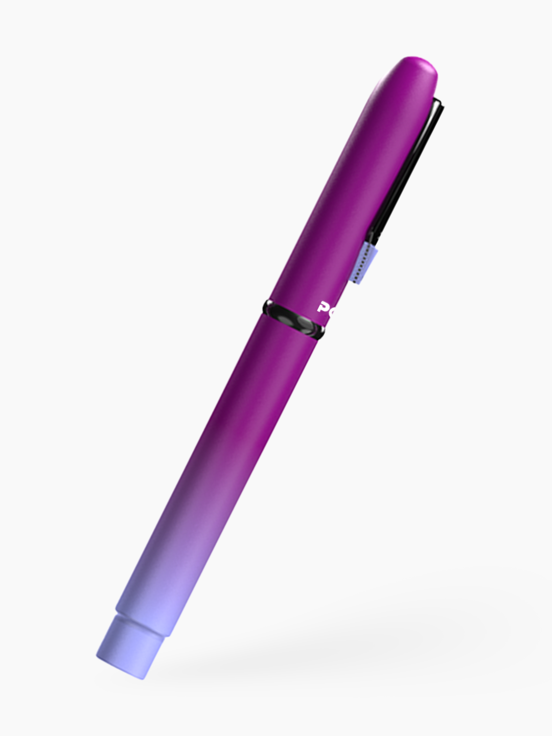 The Lilac Bloom SnapCap Ombre Roller Pen