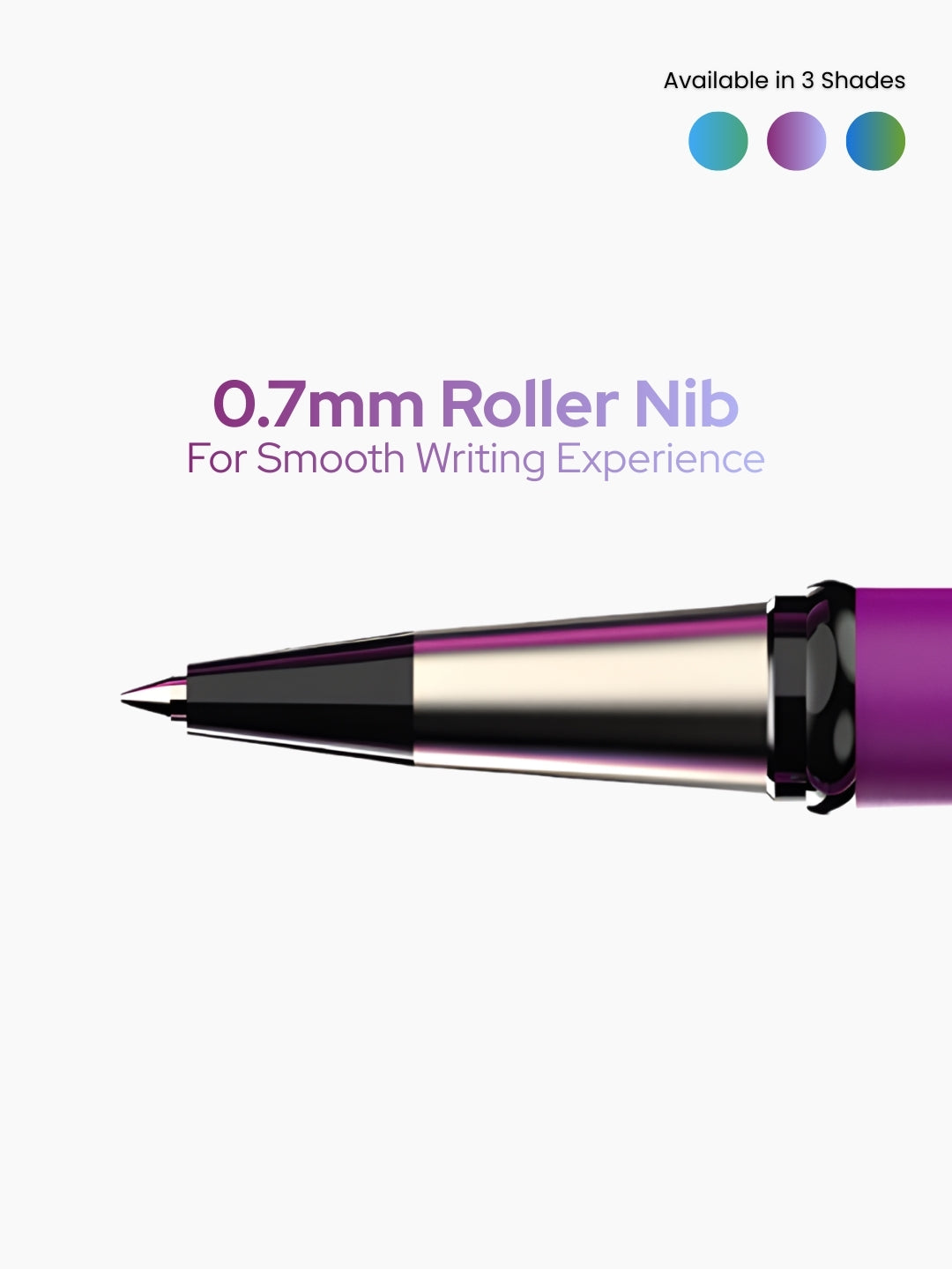 The Lilac Bloom SnapCap Ombre Roller Pen - Set of 2
