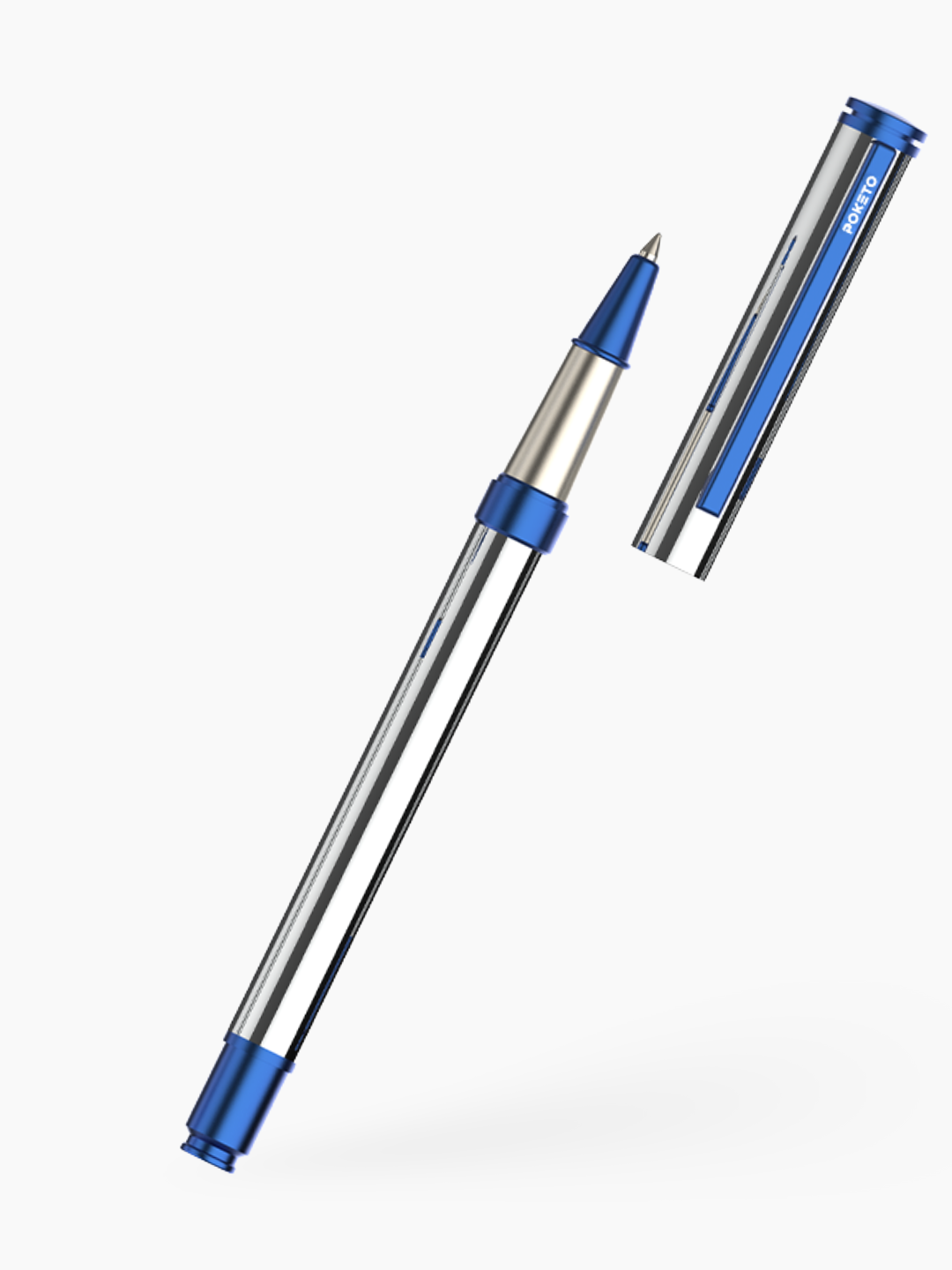 Sterling Viva Premium Metallic Plated Roller Pen – Electric Blue