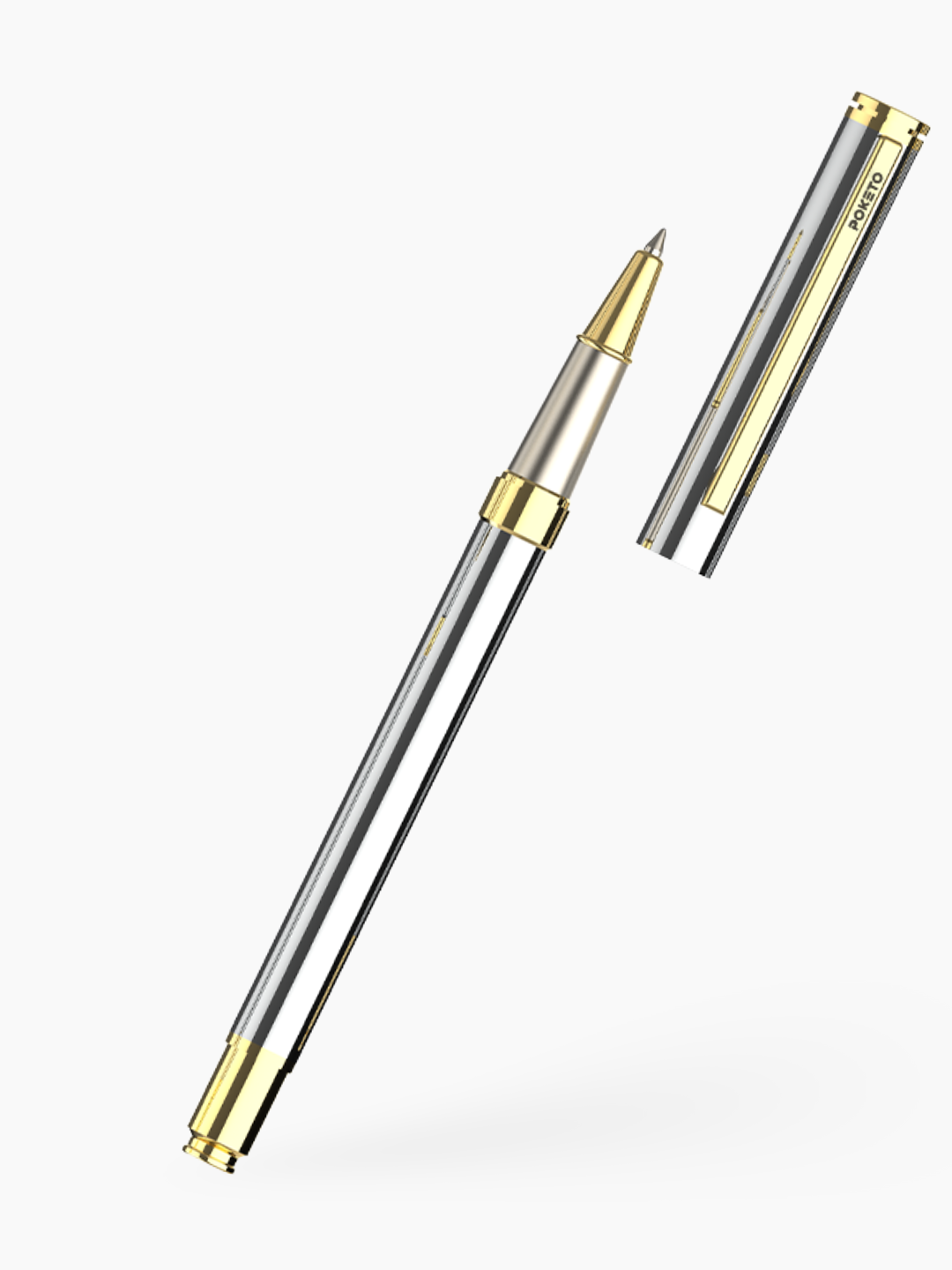 Sterling Viva Premium Metallic Plated Roller Pen – 24K Gold