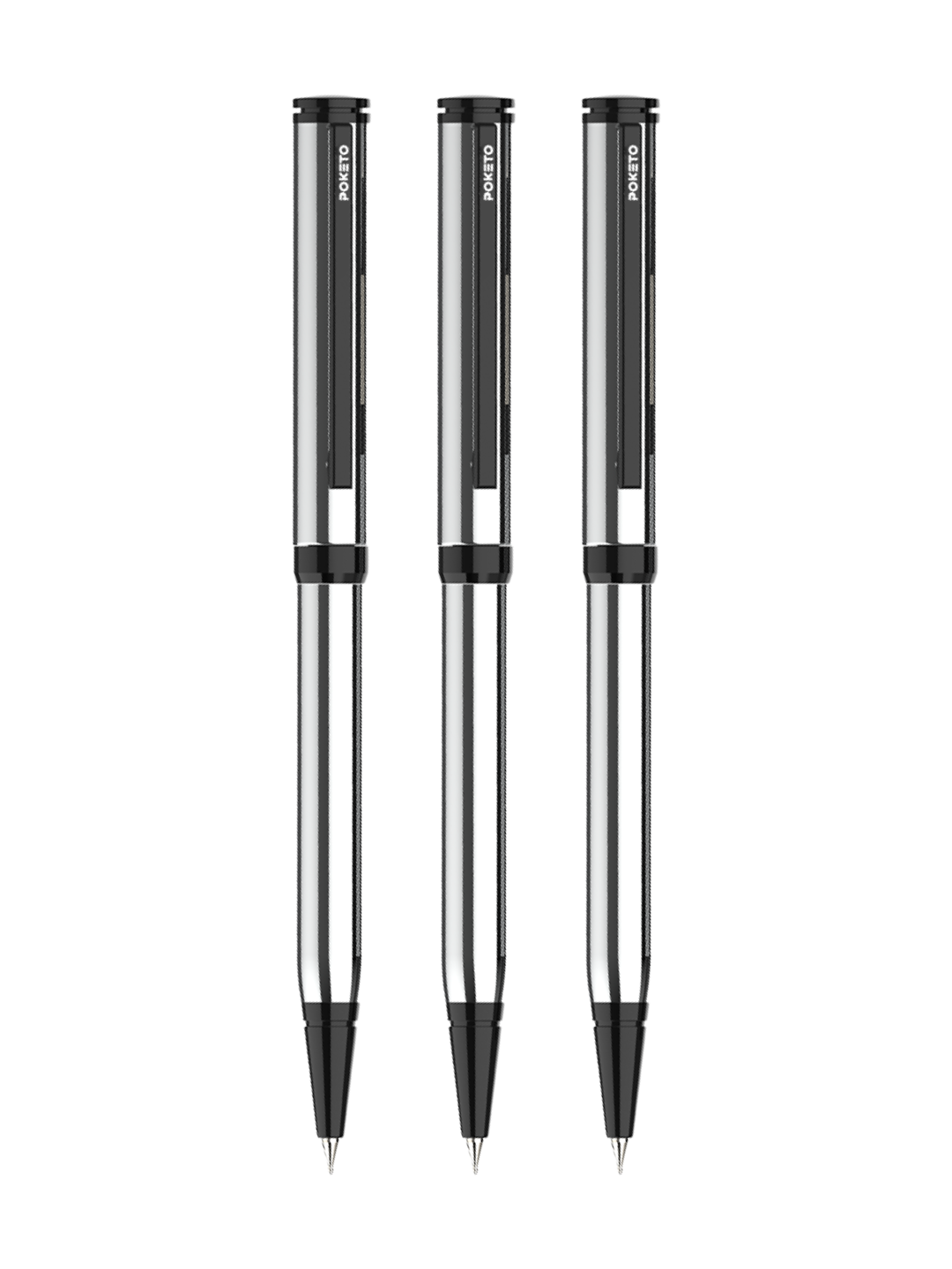 Sterling Viva Premium Metallic Plated Ball Pen – Jet Black