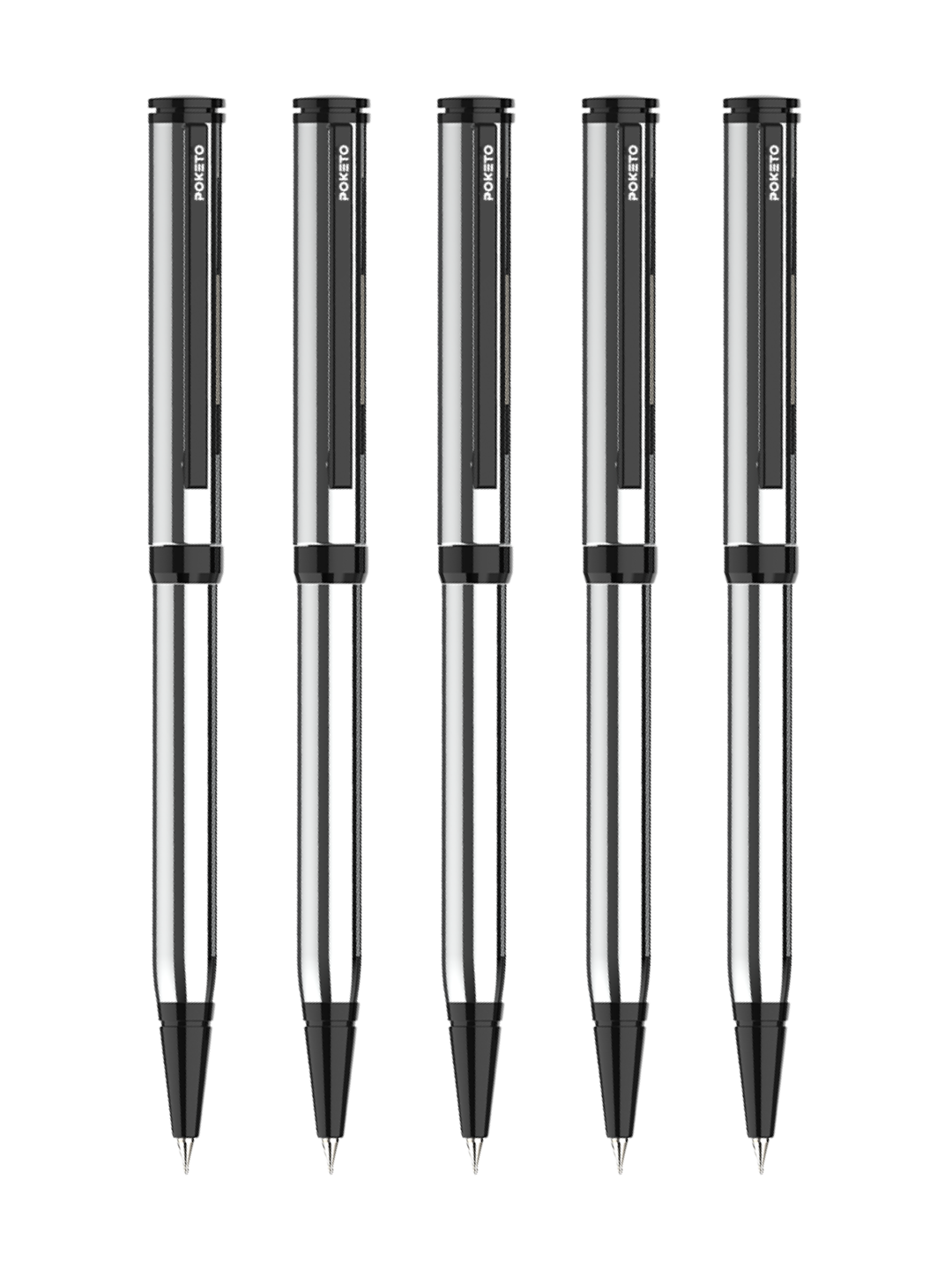 Sterling Viva Premium Metallic Plated Ball Pen – Jet Black