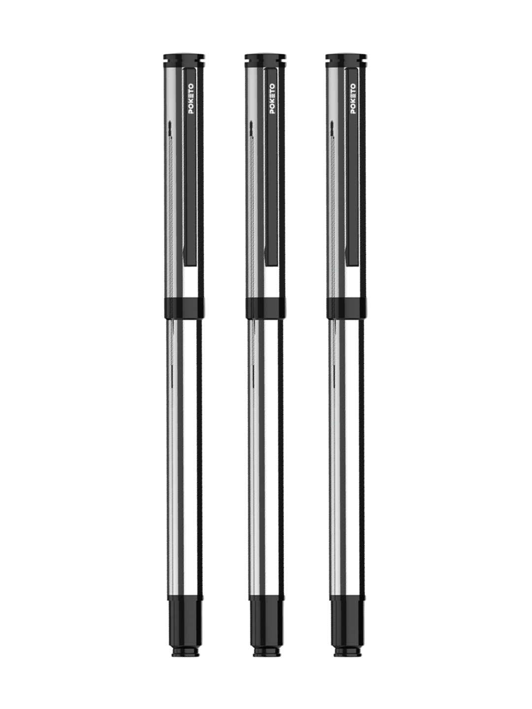 Sterling Viva Premium Metallic Plated Roller Pen – Jet Black