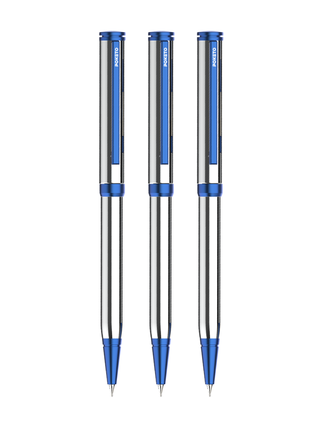 Sterling Viva Premium Metallic Plated Ball Pen – Electric Blue