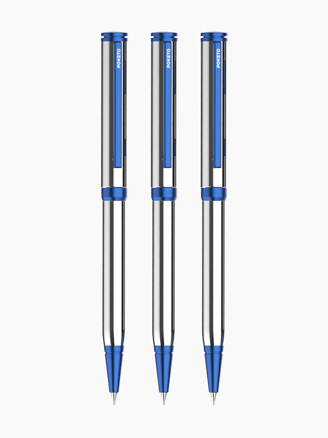 Sterling Viva Premium Metallic Plated Ball Pen – Electric Blue