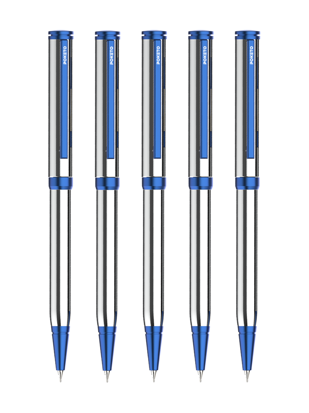 Sterling Viva Premium Metallic Plated Ball Pen – Electric Blue