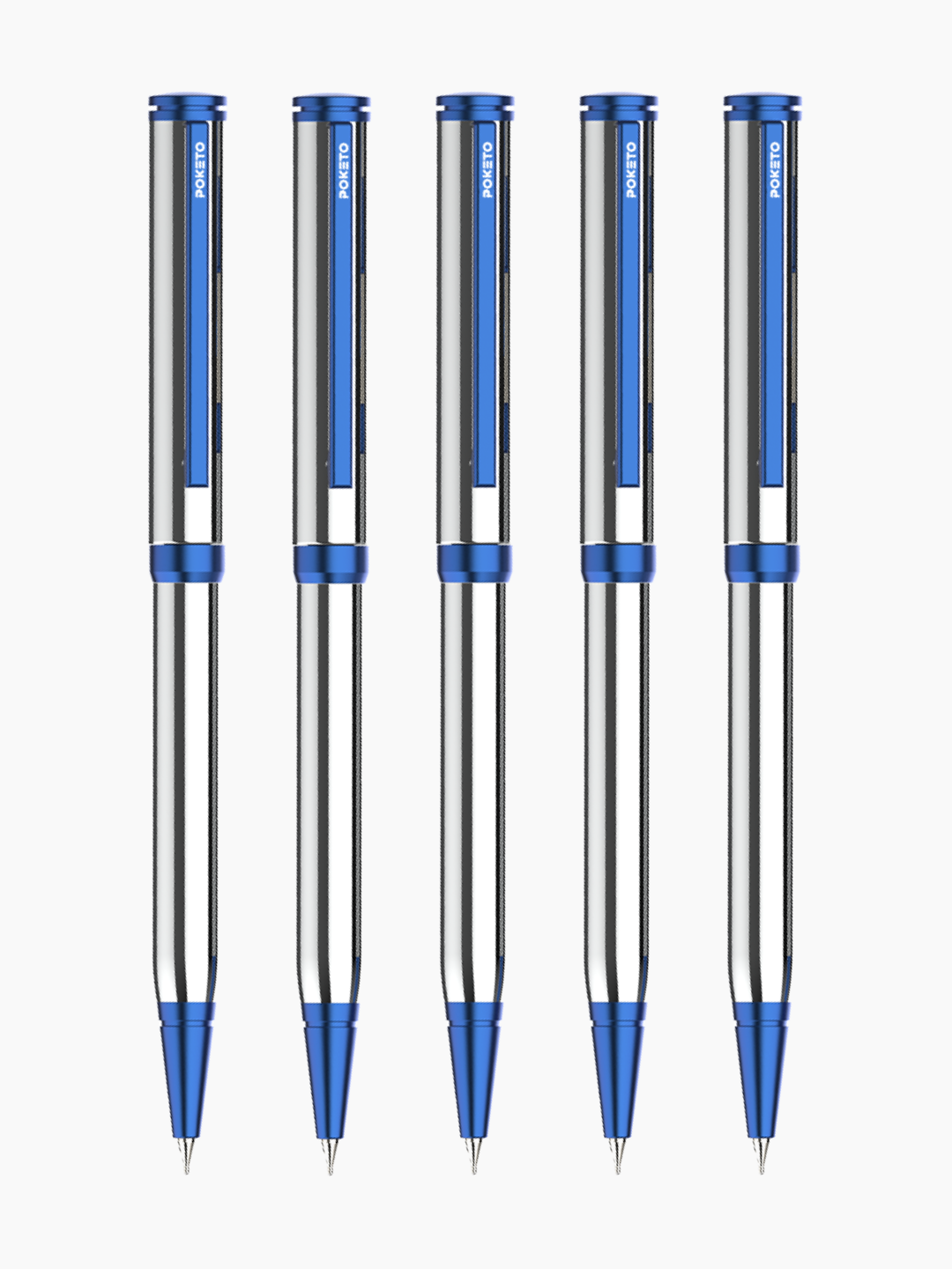 Sterling Viva Premium Metallic Plated Ball Pen – Electric Blue