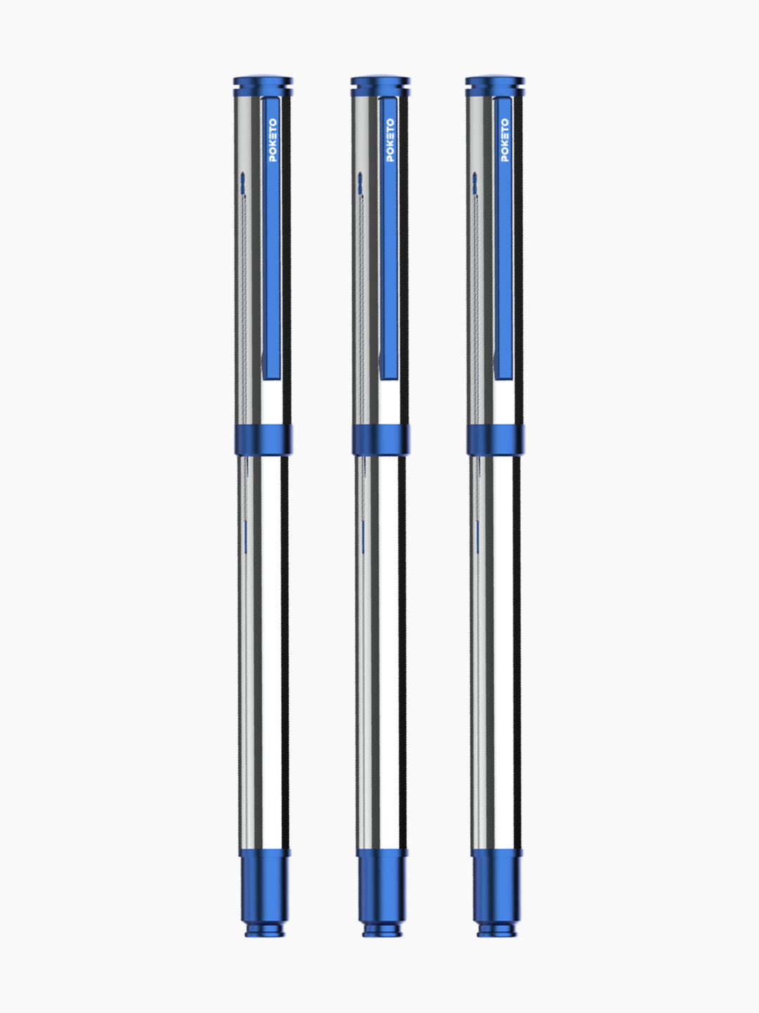 Sterling Viva Premium Metallic Plated Roller Pen – Electric Blue