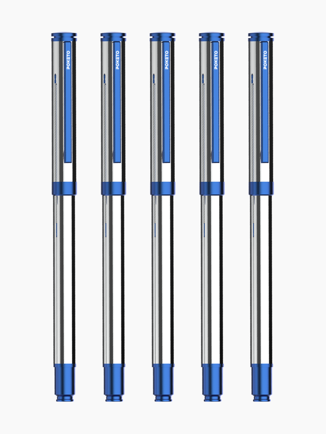 Sterling Viva Premium Metallic Plated Roller Pen – Electric Blue