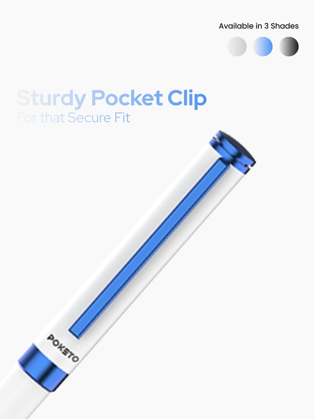 UVx Photon - India's 1st Color Changing Metallic Roller & Ball Pen Set - White & Blue